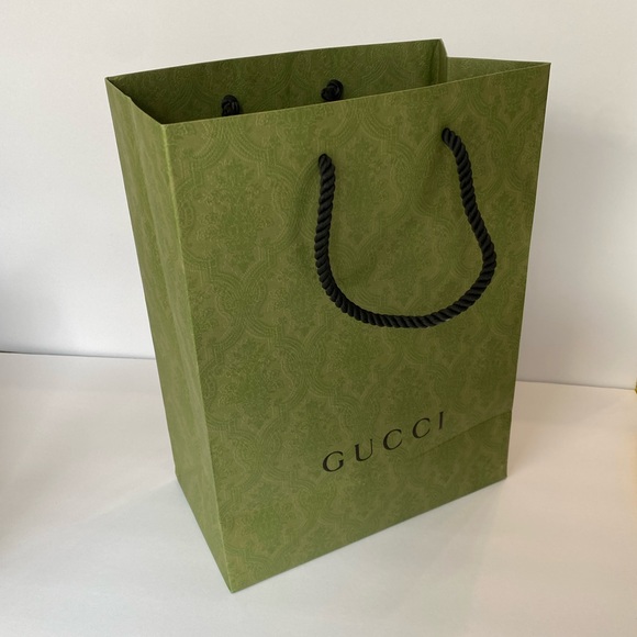 Gucci green shopping bags *Set of two, empty* - Picture 5 of 10